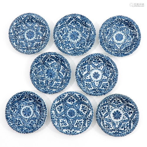 A Series of 8 Small Plates