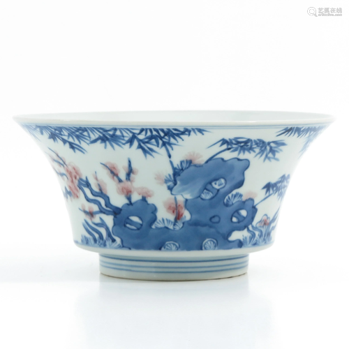 A Blue and White Bowl