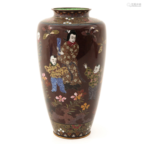 A Cloisonne Vase