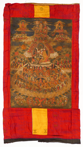 Tibetan 18th Cent. Buddhist Painted Thangka