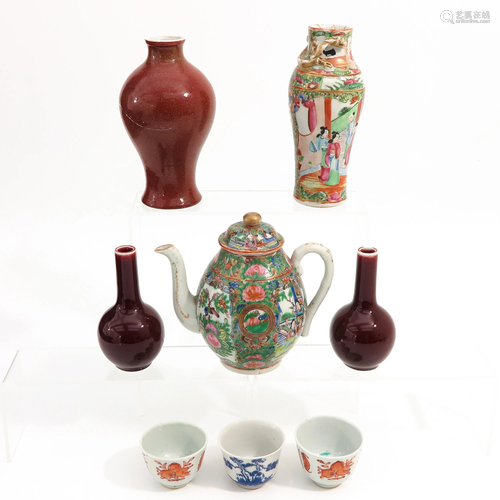 A Collection of Porcelain