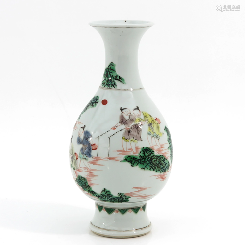 A Famille Verte Vase