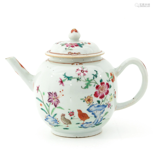 A Famille Rose Teapot