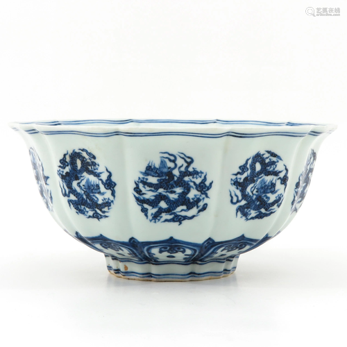 A Blue and White Bowl