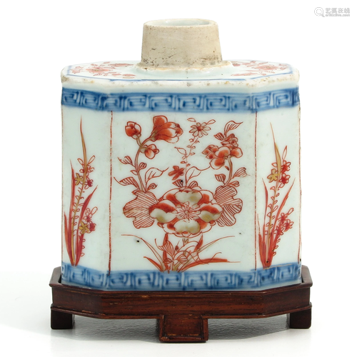 An Imari Tea Box