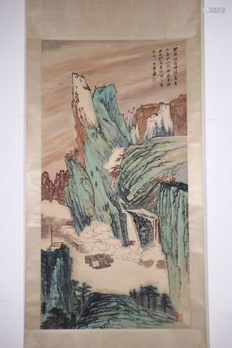 chinese zhang daqian's painting