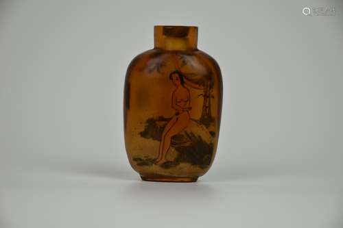 chinese glass snuff bottle