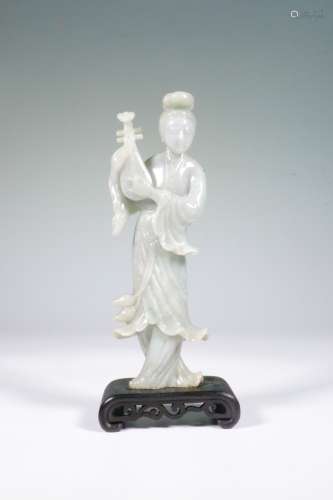 chinese jadeite carving lady