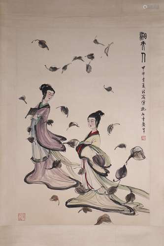 chinese fu baoshi's painting