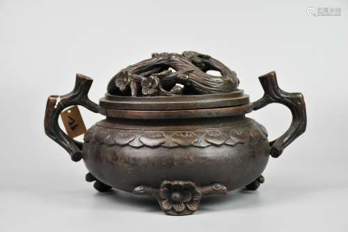 chinese bronze censer