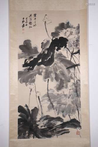 chinese zhang daqian's painting