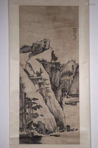 chinese jiang hongren's painting