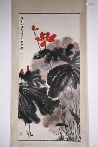 chinese zhang daqian's painting