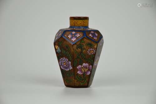 chinese glass snuff bottle