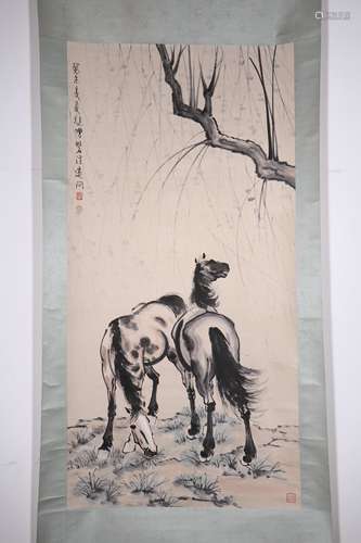 chinese xu beihong's painting