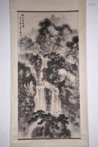 chinese fu baoshi's painting