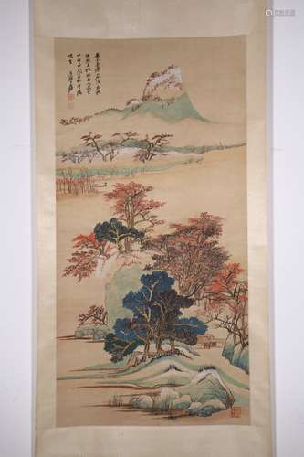 chinese zhang daqian's painting