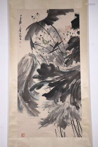 chinese zhang daqian's painting