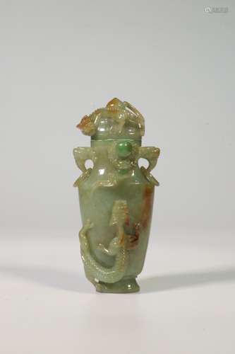 chinese jadeite vase