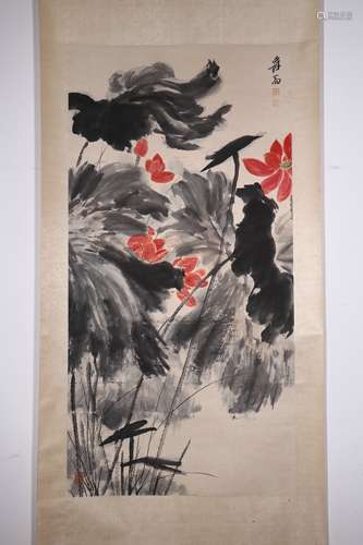 chinese zhang daqian's painting