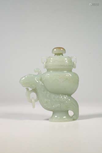 chinese hetian jade vase