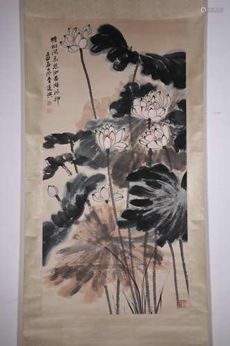 chinese zhang daqian's painting