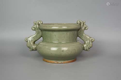 chinese longquan kiln porcelain censer