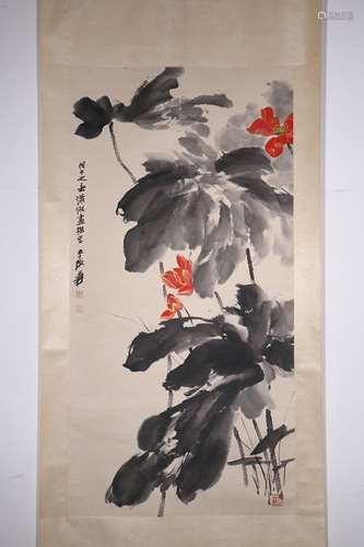 chinese zhang daqian's painting