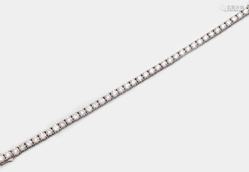 Klassisches Brillant-Rivière-Armband