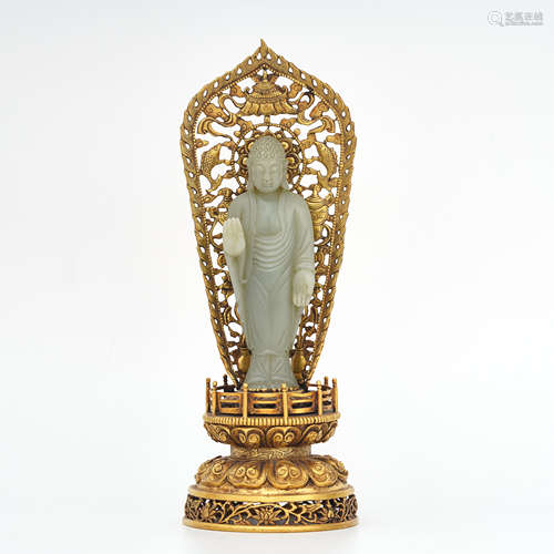 Nephrite Figure of Buddha