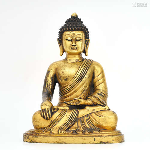 Gilt Bronze Figure of Buddha