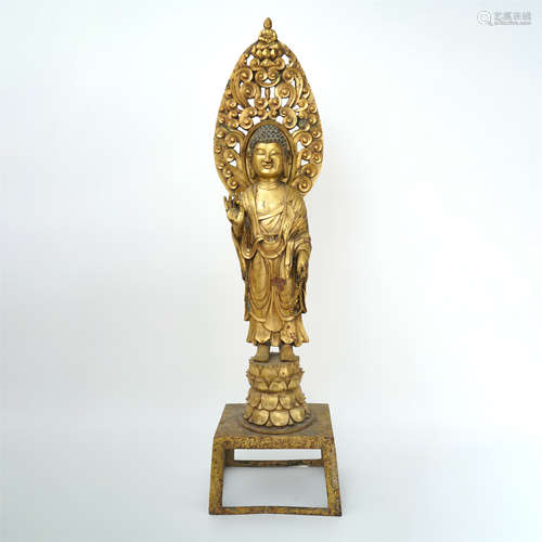 Gilt Bronze Figure of Buddha