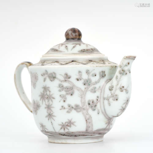 Ming Dynasty Xuande Underglazed Red Teapot