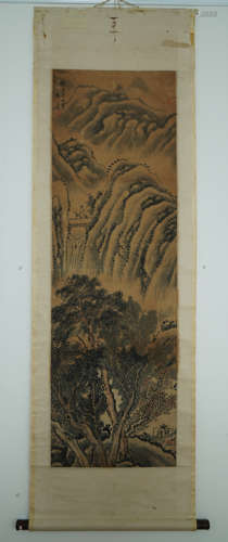 Chinese Landscape Painting by Hu Gongshou