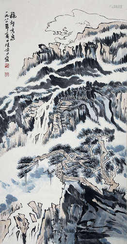 Chinese Landscape Painting by Lu Yanshao