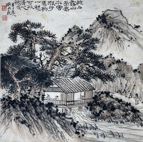 Chinese Landscape Painting by Chen Banding