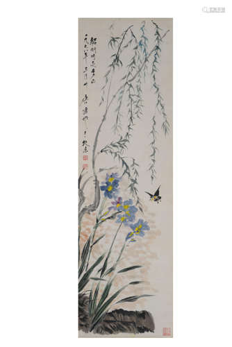 Chinese Flower Painting by Tang Yun