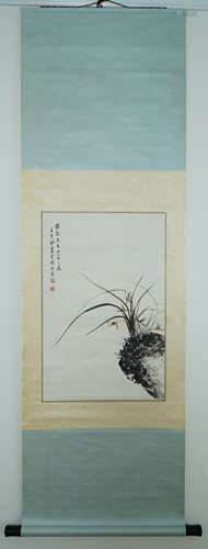 Chinese Flower Painting by Bai Jiao