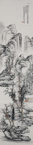 Chinese Landscape Painting by Wu Qinmu