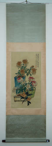 Chinese Flower Painting by Huang Shanshou