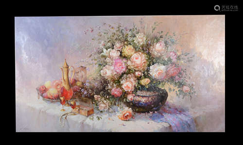 The Still Life，A North Korean Oil Painting