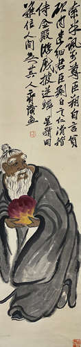 Chinese Figure Painting by Qi Baishi