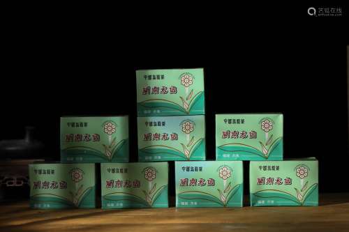 1984年国家金奖国营北硿华侨茶厂黄圣厚监制闽南水仙8盒
