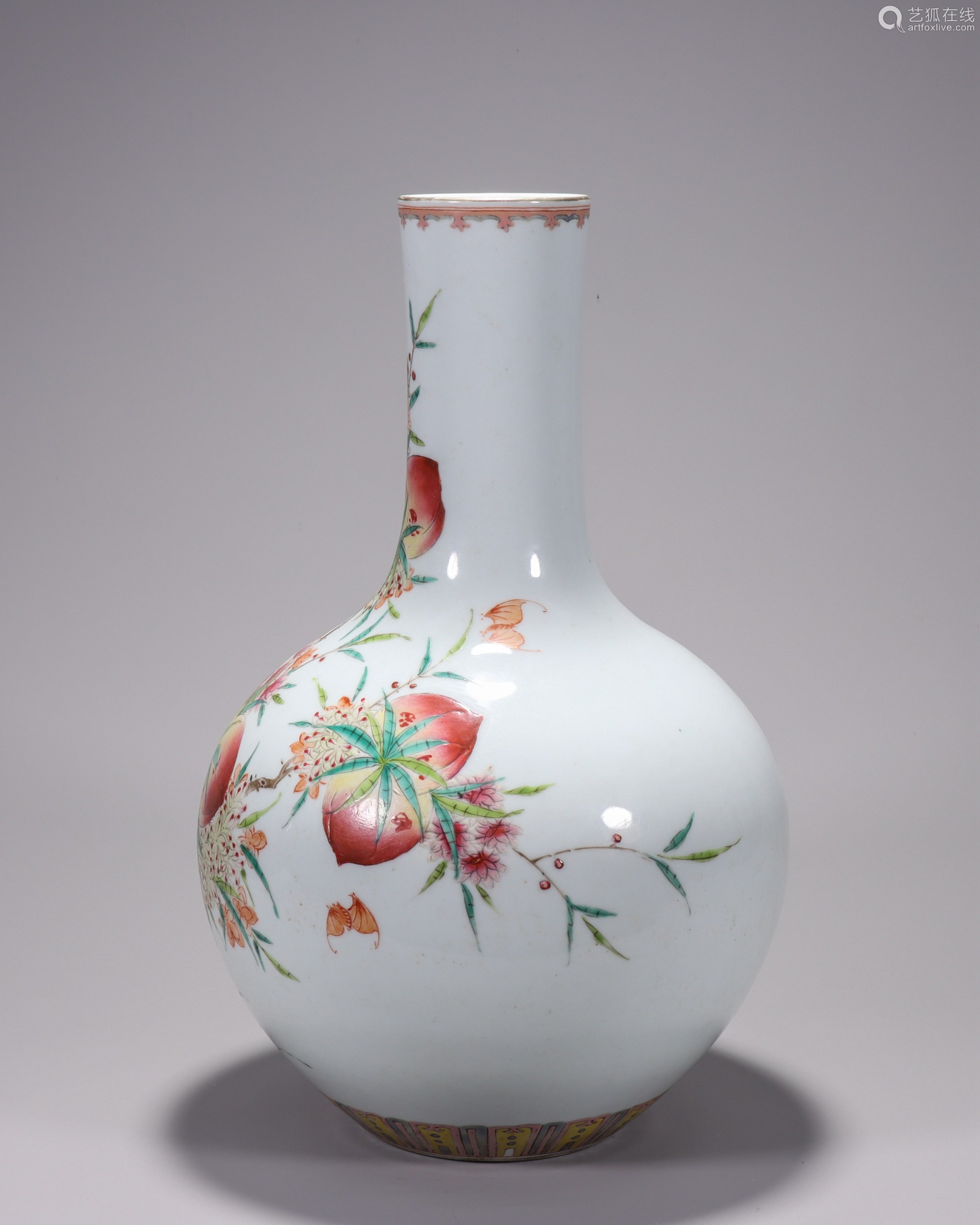中国花瓶 天球瓶 特大花瓶 高さ約43cm - 通販 - gofukuyasan.com