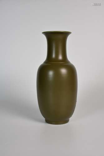 A Tea-dust Glazed  Vase