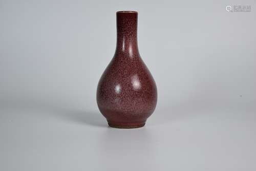 An Small Altar-red Glazed Vase