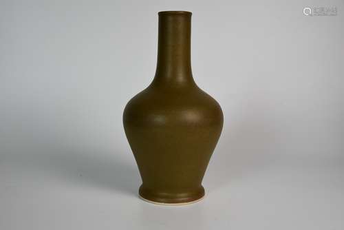 A Tea-dust Glazed Vase