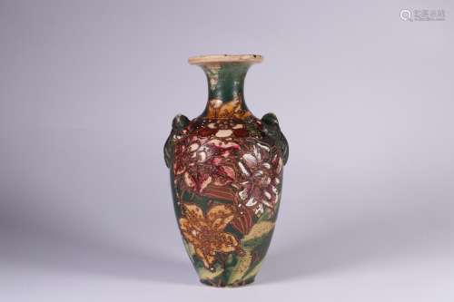 A Porcelain Sculpture Vase