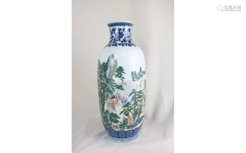 Chinese Famille Rose Porcelain Vase