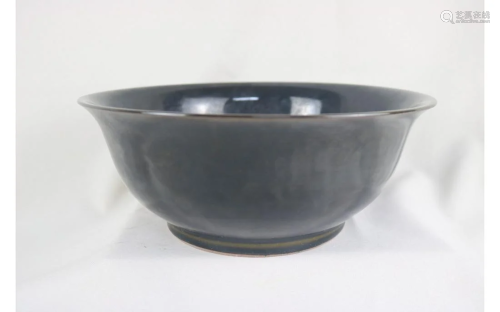 Chinese Black Glazed Porcelain Bowl
